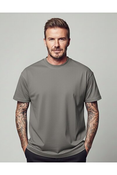 VEK Premium Basic T-Shirt |   Tok Duruş Tok Fabric Solid Color Oversize Unise...