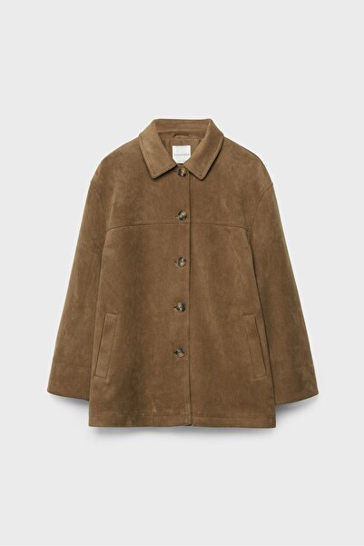 Stradivarius Suni süet ceket