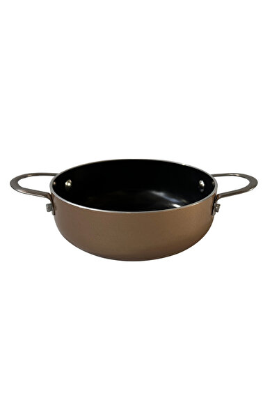Carrefour Home Carrefour Home 2-handled saucepan, aluminum, 14 cm, Brown