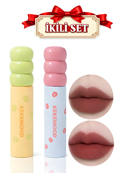 keke mood Matte Lip Tint & Lip Cream – Velvety Blur Effect, Long-Lasting New ...