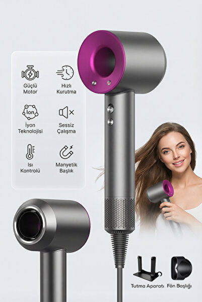 indirimsevinci Professional Ionic Hair Dryer |   Quiet, Powerful Motor, Magne...