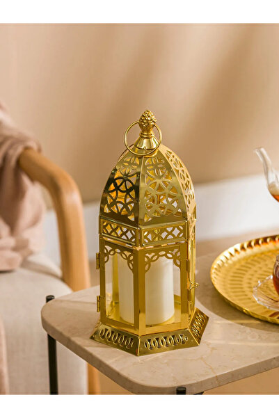 LC Waikiki LCW HOME Sarı Kapaklı Mumluk 27 Cm