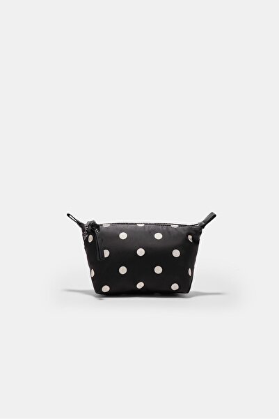 Stradivarius Puantiye makyaj çantası