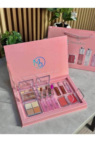 moc allure مجموعة مكياج متكاملة بعلبة فاخرة