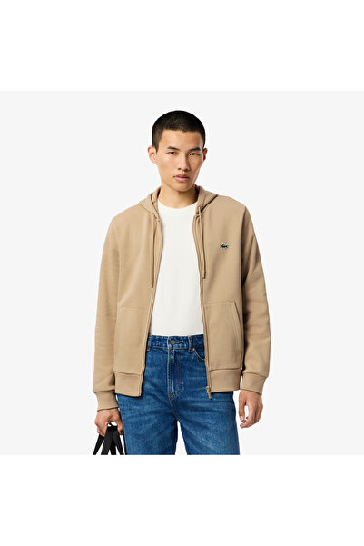 Lacoste Zip-Up Fleece Hoodie - SH9626-00-02S