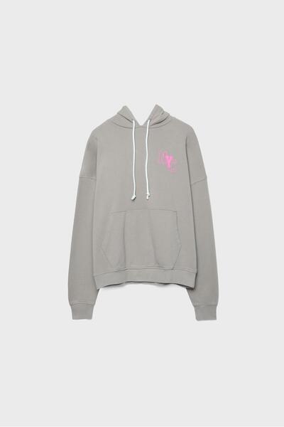 Stradivarius Pozisyonel yıkanmış efektli kapüşonlu sweatshirt