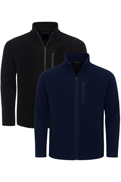 pandy 2-Pack Unisex Anti-Pilling Non-Pilling Standard Fit Cold-Proof Fleece