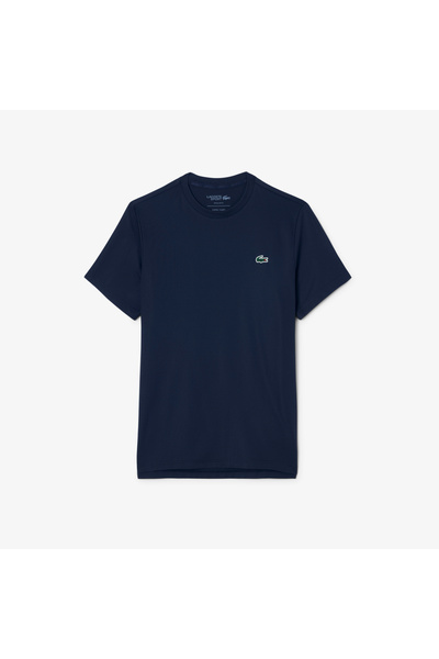 Lacoste تيشيرت رياضي خفيف الوزن قابل للتمدد مع حماية من الأشعة فوق البنفسجية ...