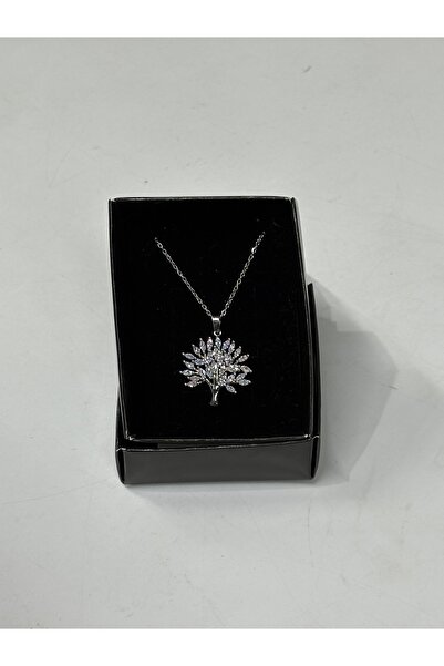 Aura27çiçek Hayat ağacı kolyesi