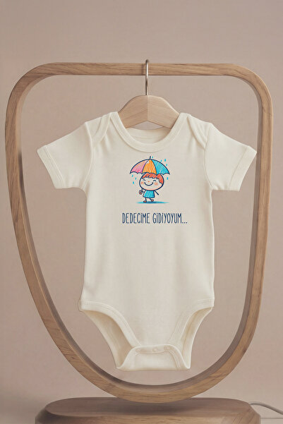 LilJoy Organic 100% Cotton I'M Going to Dedecime Printed Short Sleeve Baby Bo...