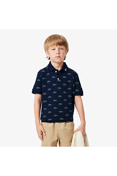 Lacoste Printed Petit Pique Polo Shirt - PJ1117-00-166