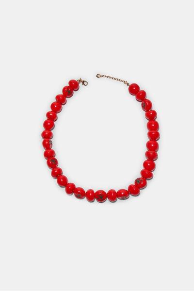 Stradivarius Çoklu domates kolye