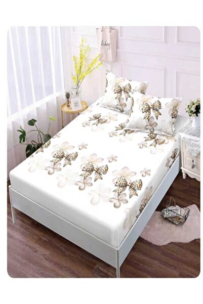 Pucioasa Bed cover with elastic + 2 pillowcases, Pucioasa, Double bed 160x200