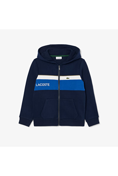 Lacoste سويت شيرت من الصوف بألوان متداخلة - SJ1078-166