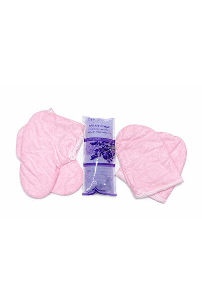 OEM Paraffin hand treatment set – Pink thermal gloves + Scented paraffin wax ...