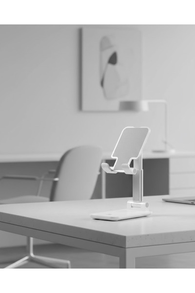 Lisinya Minimal Design Desktop Phone Stand White - Tygoo