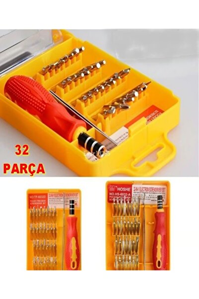 DİĞER1111 32 Parça Mini Tornavida Seti Tamir Takımı Kutulu Saatçi Tornavida S...
