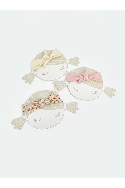 LC Waikiki Alegeri strălucitoare cu funde texturate pentru fetițe, set de 3, ...