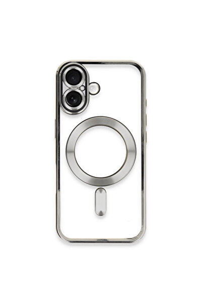 eco port غطاء حماية مغناطيسي لهاتف آيفون 16 بلس - فضي