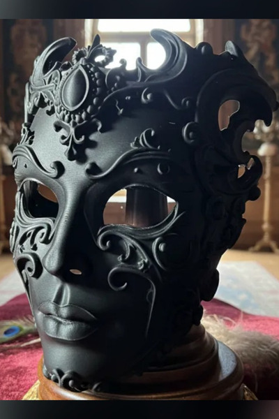 Genç 3D Venedik Maskesi: The Baroque Enigma |Gizemli Maske | Dekoratif Duvar ...