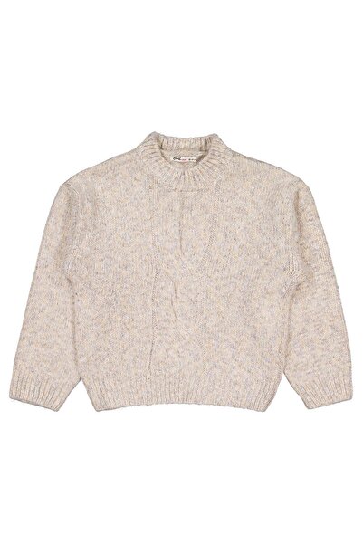 Civil Girls Πλεκτό πουλόβερ με σχέδια για 10-13 ετών - Γκρι 11-12 ετών