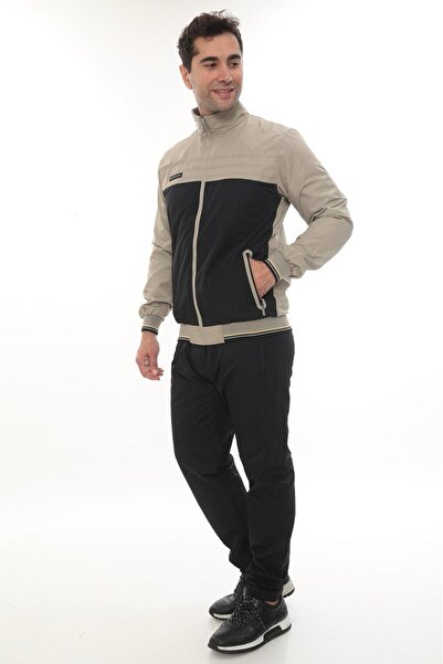 SOCCER Twill Combed Cotton Fabric Men's Sports Tracksuit Set 4412