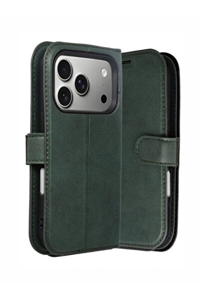 Massemr iPhone 17 Pro Max Flip Leather Case with Magnetic Stand Full Protecti...