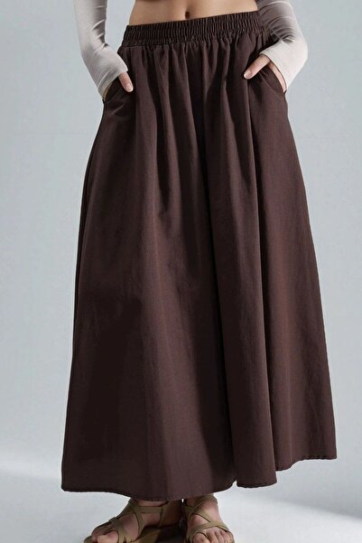 Hiccup BUSEM Висока талія А-силует Максі спідниця