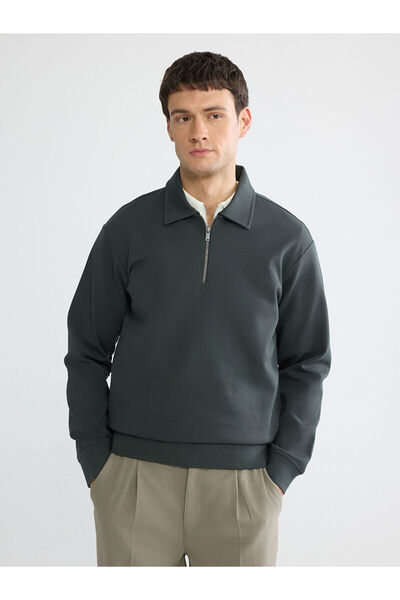 LC Waikiki Peak New Season Polo Neck Men's Sweatshirt