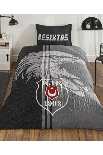 Zorluteks Beşiktaş Kartal Yatak Örtüsü Tek Kişilik