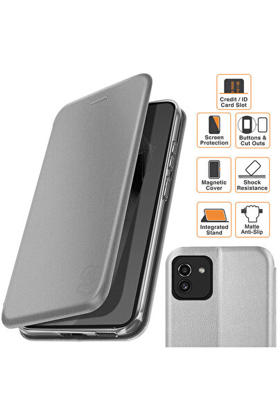 Gekko Mobile » FlipBook for Samsung Galaxy A03 (A035G), Magnetic closure, Car...