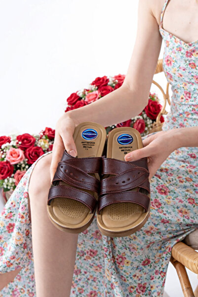 Behtah Kundura Ultra Soft Soft Sole Wedge Heel Orthopedic Daily Mother's Slip...