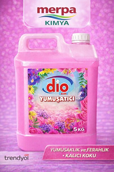 DİO Çamaşır Yumuşatıcı Pembe | Çiçek Bahçesi | 5 KG | MERPA KİMYA