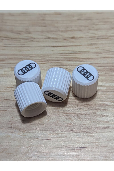 SZD Design Audi Logolu Araç Sibop Kapağı Seti (4’lü Paket)