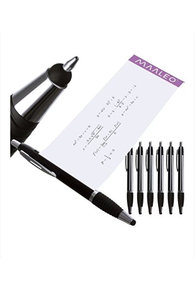 VİBE Set of 6 Blue/Black Pens and Notepad