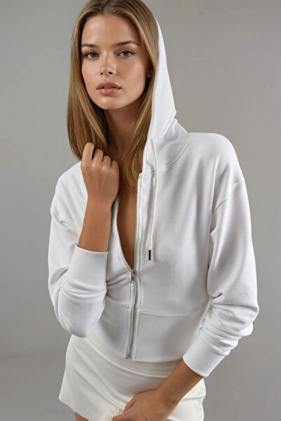 Hiccup Busem Hooded Long Sleeve Zippered Jacket