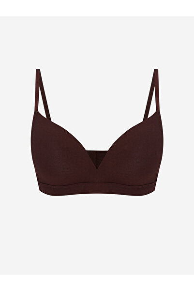 LC Waikiki Plum Wire-Free Unpadded Flat Triangle Bra