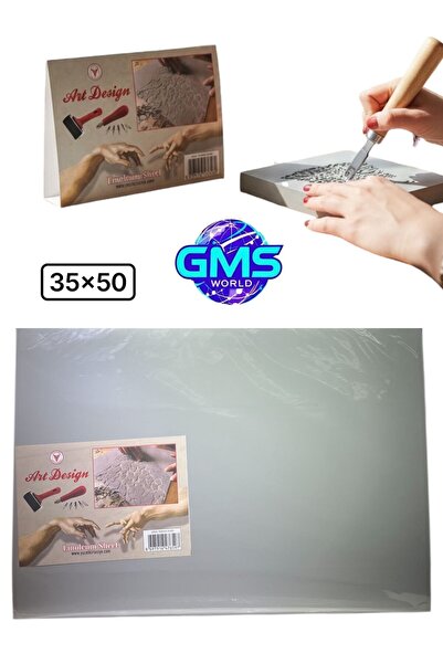 EMİN 1 ADET 35*50 LİNOL BASKI TABAKASI 2,50 MM