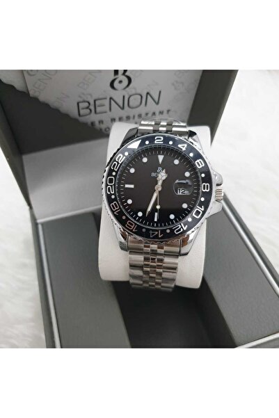 benon A silver men's wristwatch from Benon.