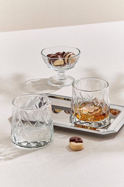 Paşabahçe 4'lü Leafy Viski Bardağı 300 cc