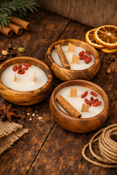 LUMENADA Kokulu 3'lü Aromaterapi Mum