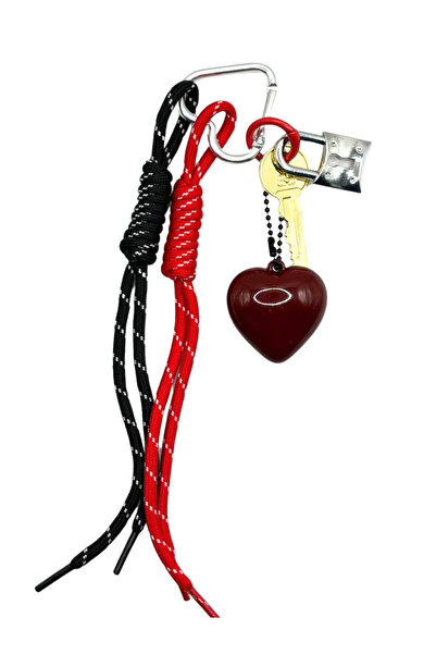 Goshıkı Kırmızı Kalpli Charm