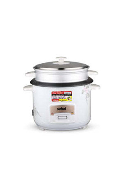 Sanford 1.8 L Electric Rice Cooker with 700 W Steamer and Keep Warm Function