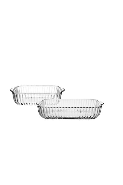 Paşabahçe Borcam Kare Fırın Seti 2'li