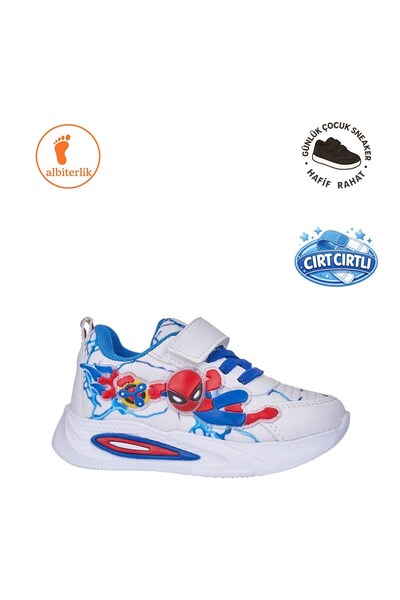 AlbiShoes Bebeluș băiețel, copil, pantofi sport de vară cu velcro, cu talpă u...