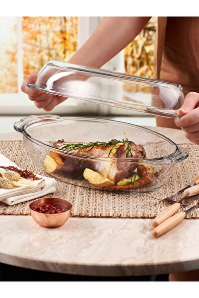 Paşabahçe Borcam Kapaklı Tencere No:2.25 Lt