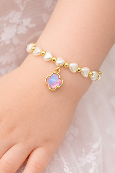 MakeWell Angel Butterfly Clover Seashell Star Design Bracelets with Pearls