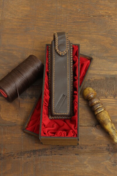 AKRONİUM LEATHER Hakiki Deri Çakı&Bıçak Kılıfı