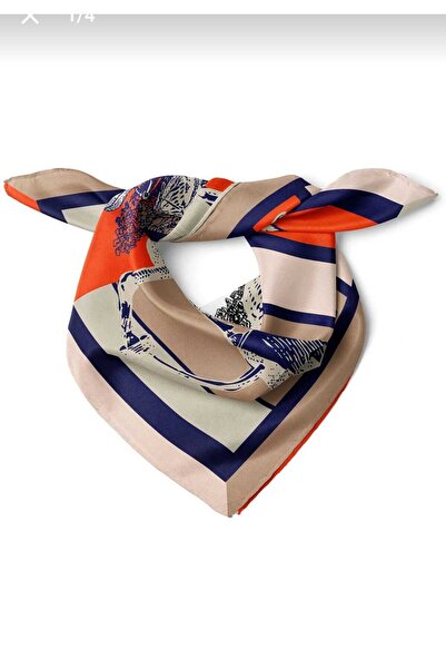 Renkli Desenli Fular Bandana 50*50 CM