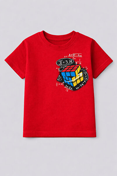 Tiny and Co 100% Cotton Unisex Math Dice Printed Kids T-Shirt
